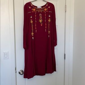 Embroidered dress